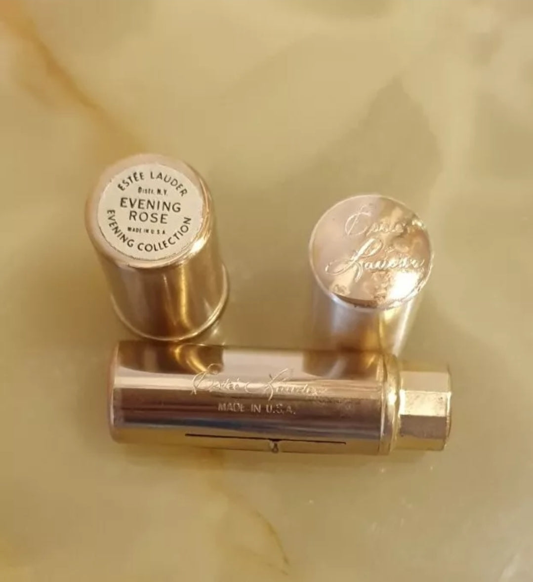 3 ESTEE LAUDER LIPSTICKS 1960s 1970s