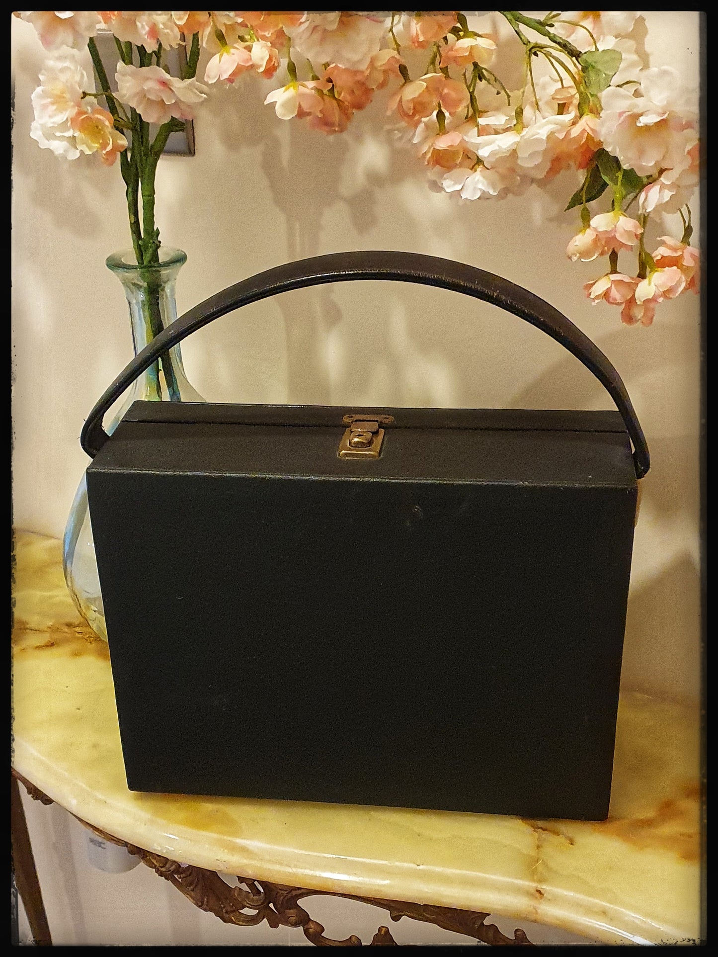 1940s-1950s BLACK VANITY CASE