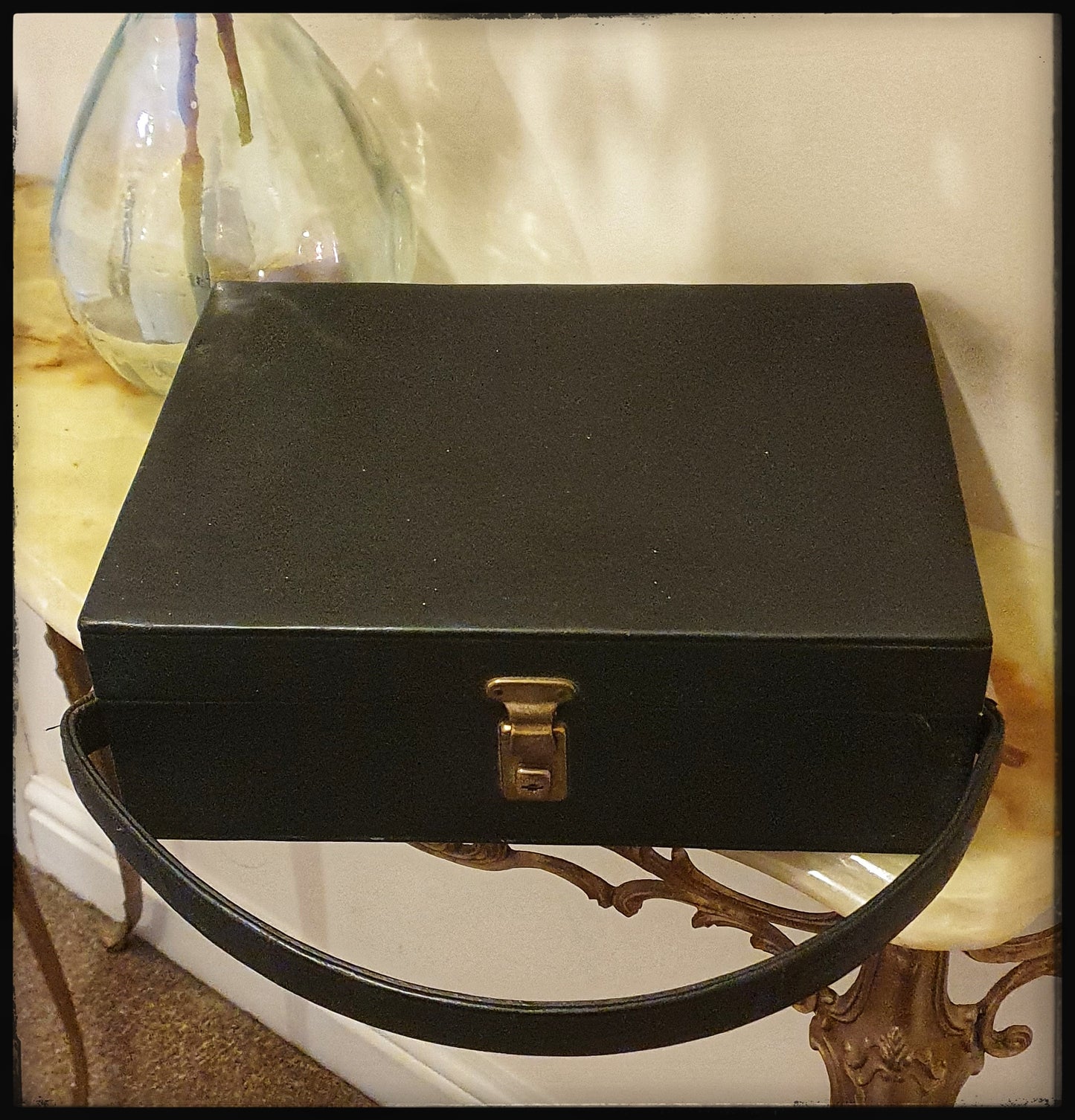 1940s-1950s BLACK VANITY CASE