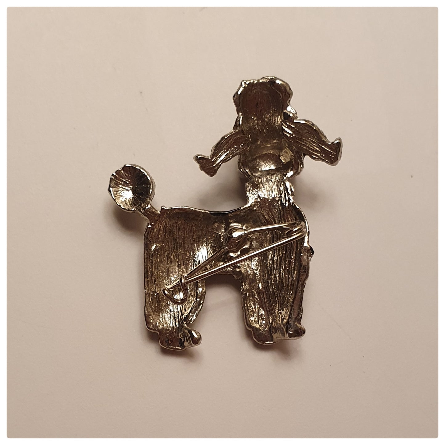 1980s POODLE BROOCH
