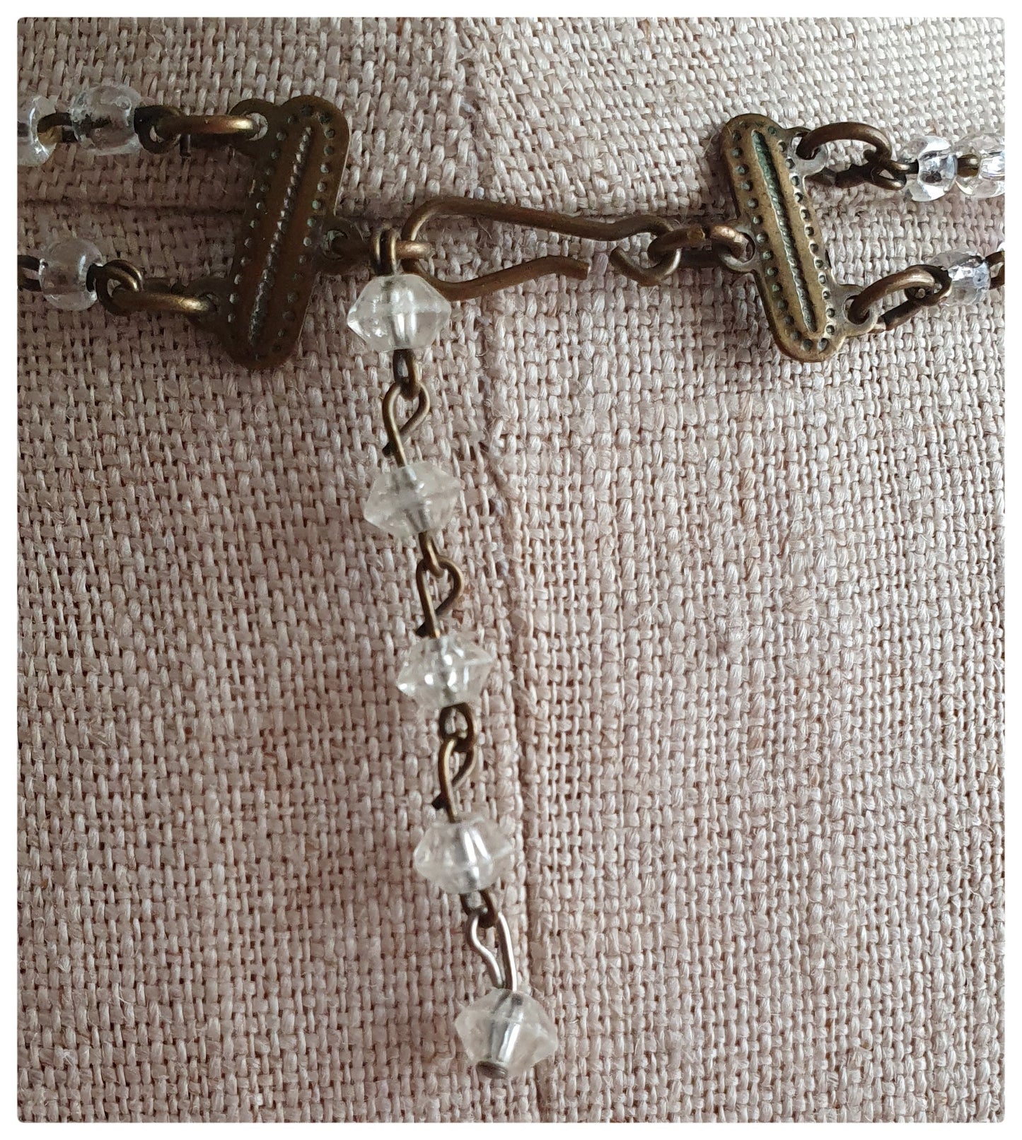 1950s DOUBLE STRAND AURORA BOREALIS DOUBLE STRAND NECKLACE